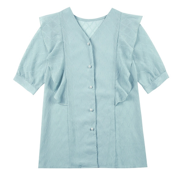 Uue mudeli naiste särk 3/4 varrukate ja V-kaelusega