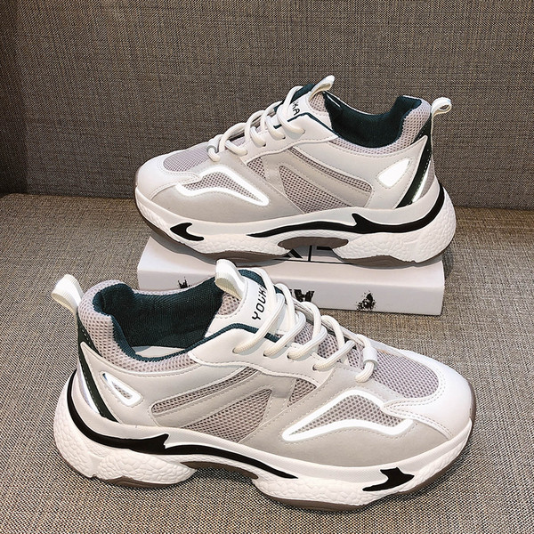 Casual γυναικεία αθλητικά παπούτσια με κορδόνια