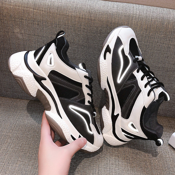 Casual γυναικεία αθλητικά παπούτσια με κορδόνια