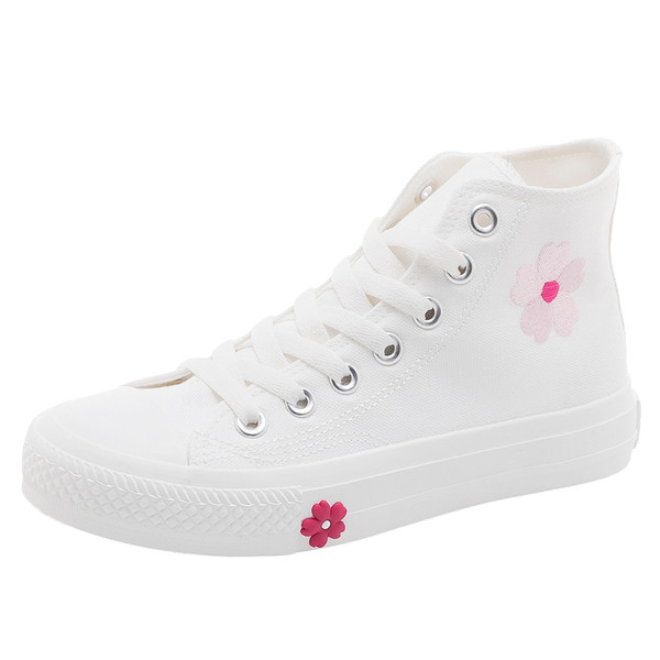 Casual γυναικεία αθλητικά παπούτσια με χρωματιστά κεντήματα