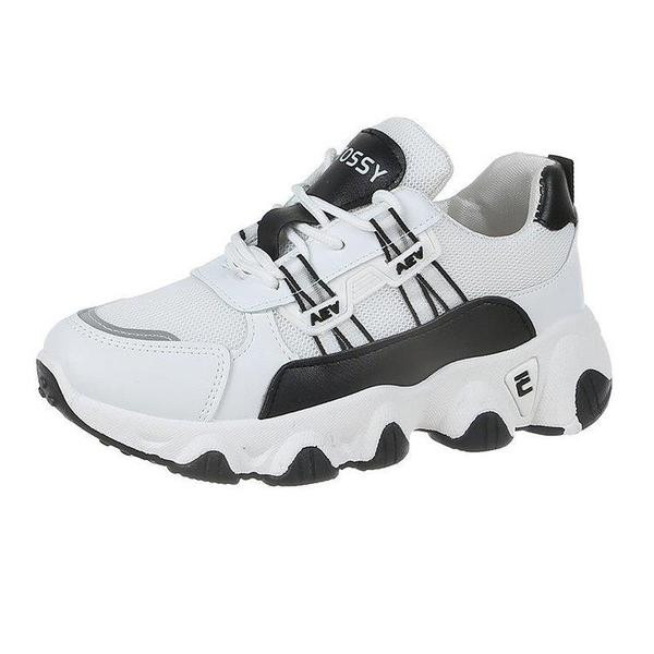 Női alkalmi bőr tornacipő