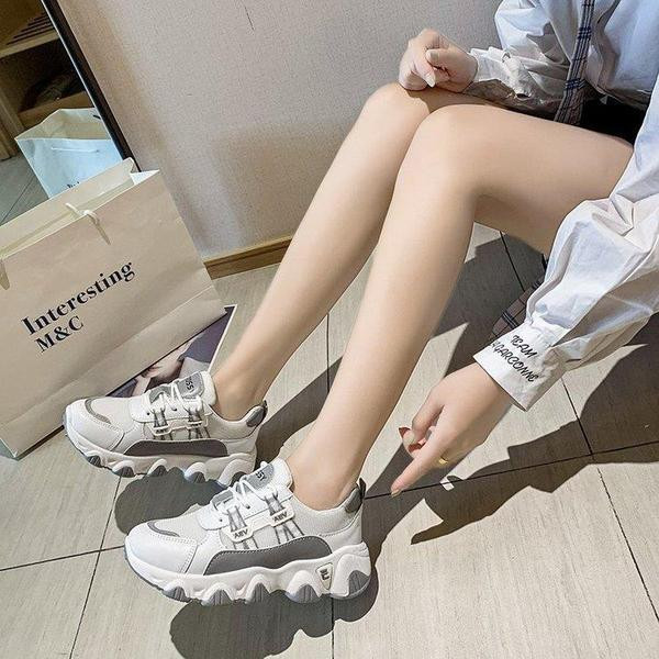 Női alkalmi bőr tornacipő