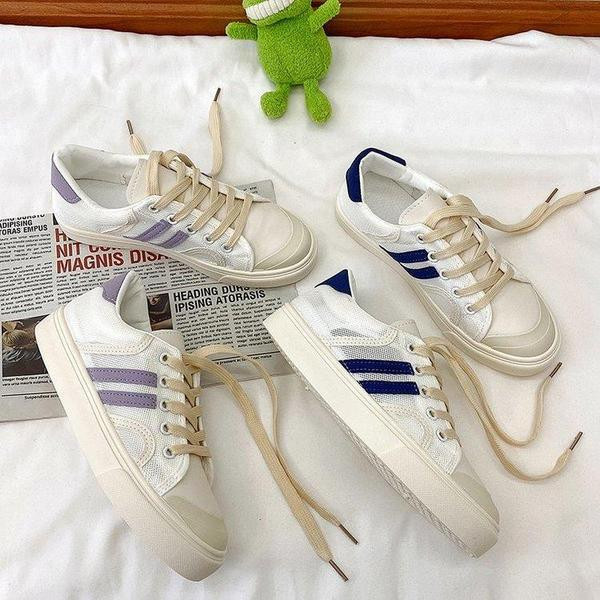 Naiste vabaaja tossud ökonahast ja värvilise äärisega