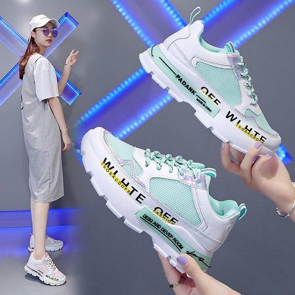 Γυναικεία χρωματιστά αθλητικά παπούτσια κατάλληλα για την άνοιξη και το φθινόπωρο