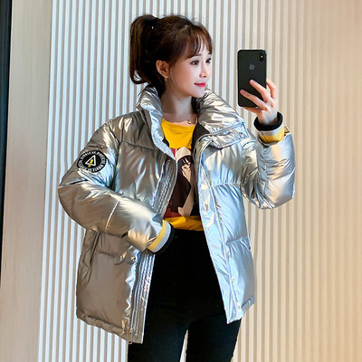 Női alkalmi kabát cipzárral és magas gallérral, különböző színekben