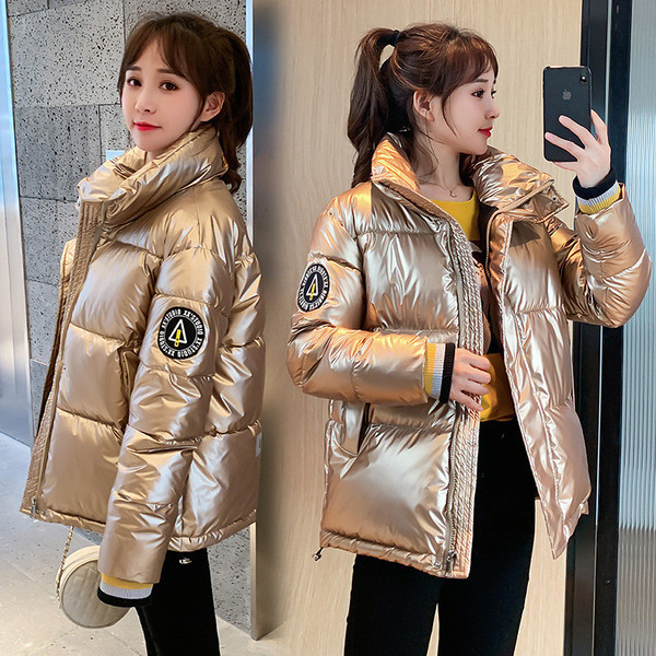 Női alkalmi kabát cipzárral és magas gallérral, különböző színekben