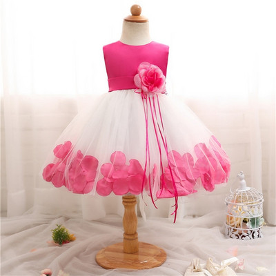 Eleganta bērnu kleita ar tillu un ziedu