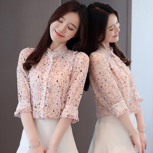 Női ing alacsony gallérral - két modell