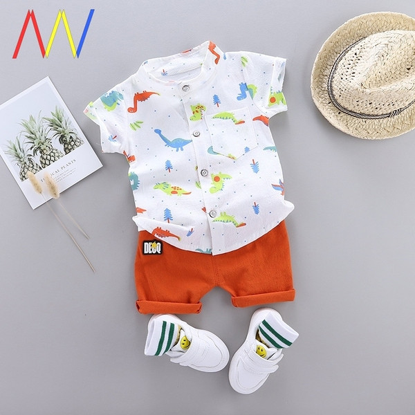 Βρεφικό σετ για αγόρι - πουκάμισο και σορτς