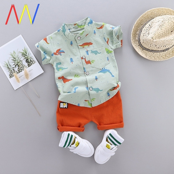 Βρεφικό σετ για αγόρι - πουκάμισο και σορτς