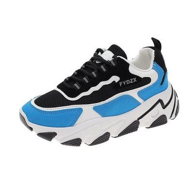 Női tornacipő velúr elemmel