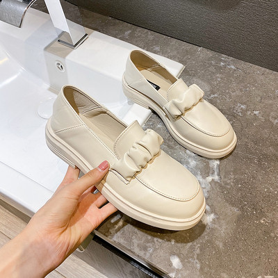 Casual γυναικεία παπούτσια από οικολογικό δέρμα με επίπεδη σόλα σε τρία χρώματα