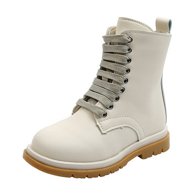 Fűzős bőrcsizma lányoknak