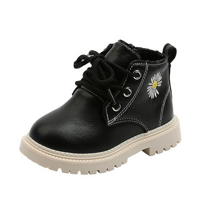 Modern gyerekcsizma hímzéssel és nyakkendővel lányoknak