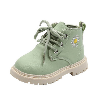 Modern gyerekcsizma hímzéssel és nyakkendővel lányoknak