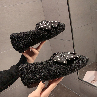 Casual γυναικεία παπούτσια με διακεκομμένη κορδέλα