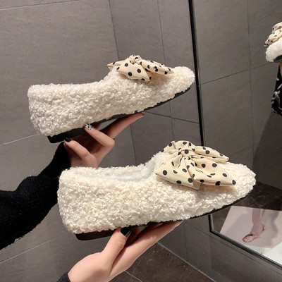 Casual γυναικεία παπούτσια με διακεκομμένη κορδέλα