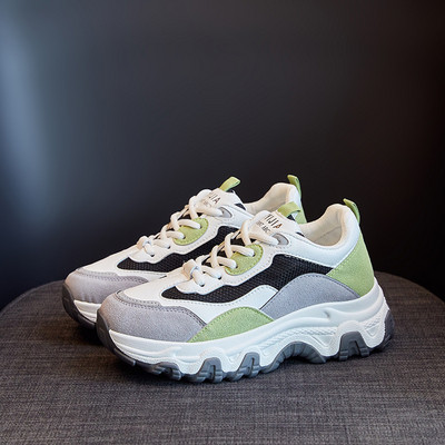 Νέο μοντέλο φθινοπωρινά αθλητικά παπούτσια με τραχιά σόλα