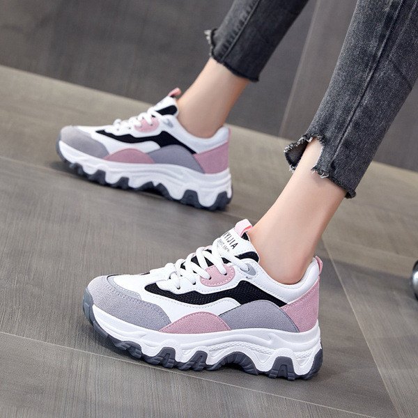 Νέο μοντέλο φθινοπωρινά αθλητικά παπούτσια με τραχιά σόλα