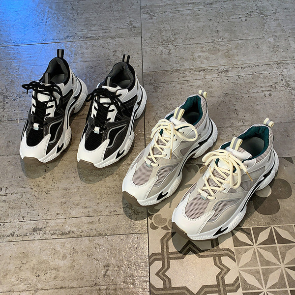 Naiste sportlikud ja vabaaja tossud 6 cm platvormiga