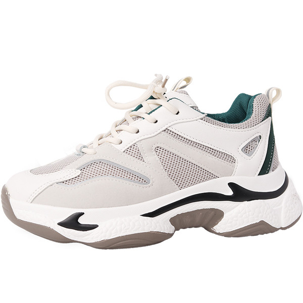 Naiste sportlikud ja vabaaja tossud 6 cm platvormiga