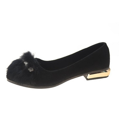 Sule ja pärlitega vabaaja terava otsaga kingad