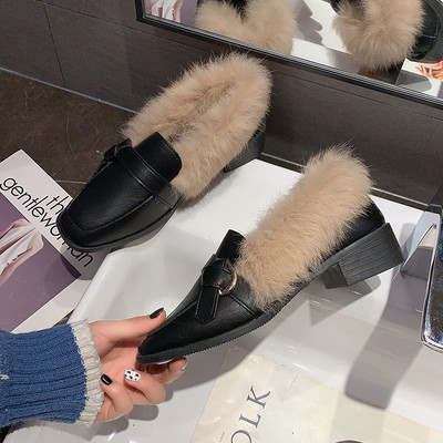 Γυναικεία παπούτσια με τακούνι και πάχος 4 cm