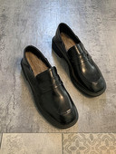 Καθημερινά έκο δερμάτινα παπούτσια με επίπεδη σόλα