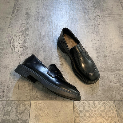 Καθημερινά έκο δερμάτινα παπούτσια με επίπεδη σόλα