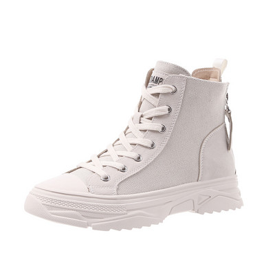 Naiste vabaaja kõrged tossud paelte ja lukuga