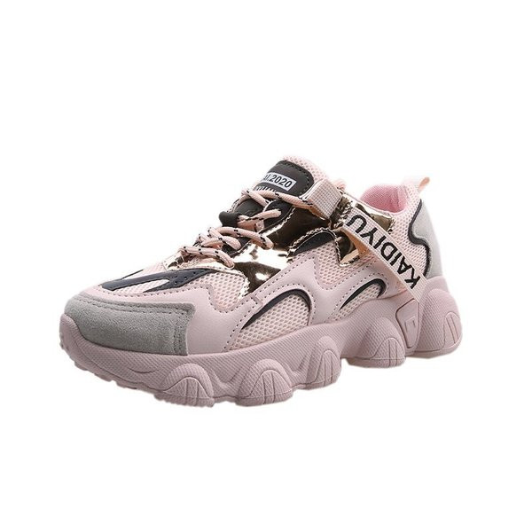 Γυναικεία αθλητικά παπούτσια από οικολογικό δέρμα, υφάσματα και οικολογικό σουέτ