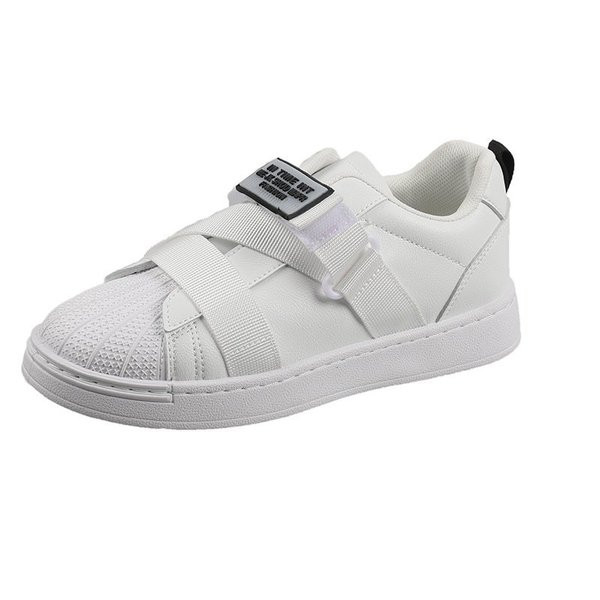 Női alkalmi tornacipő lapos talppal és foltokkal