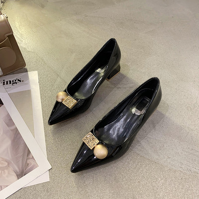 Νέο μοντέλο καθημερινά παπούτσια με παχιά χαμηλά τακούνια