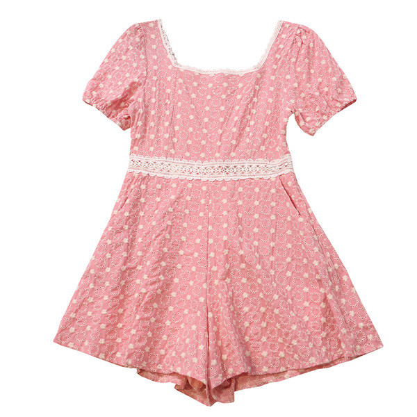 Μοντέρνες γυναικείες ολόσωμες φόρμες με τετράγωνο ντεκολτέ και κοντά μανίκια