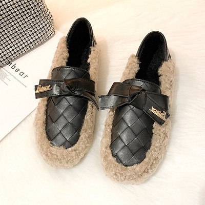 Γυναικεία casual παπούτσια με κορδέλα - επίπεδη σόλα