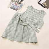 Két részből álló napi női szett - szoknya és felső