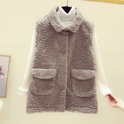 Női pehelymellény zsebekkel és cipzárral