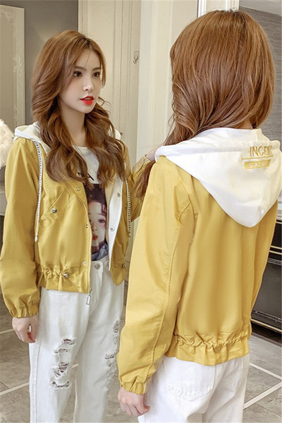 Új modell sport női kabát kapucnival