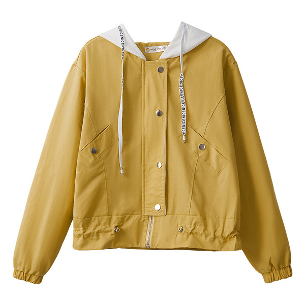 Új modell sport női kabát kapucnival