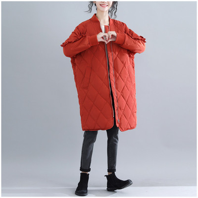 Pikk naiste jope lai lukuga mudel