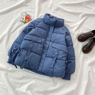 Uue mudeli kõrge krae ja taskutega talvejope