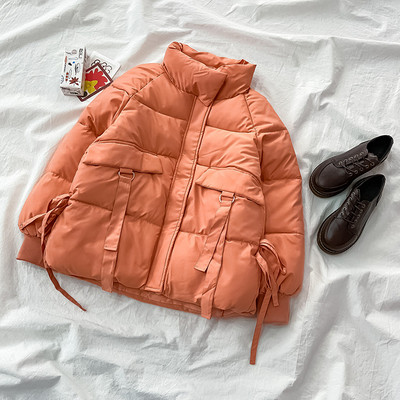 Uue mudeli kõrge krae ja taskutega talvejope