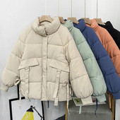 Rudens-ziemas jaka ar saitēm sievietēm