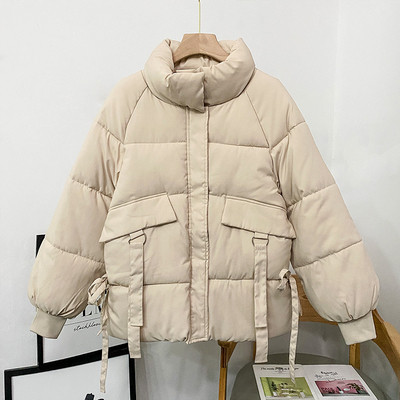 Rudens-ziemas jaka ar saitēm sievietēm