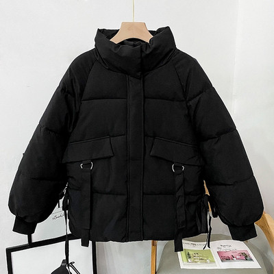 Rudens-ziemas jaka ar saitēm sievietēm