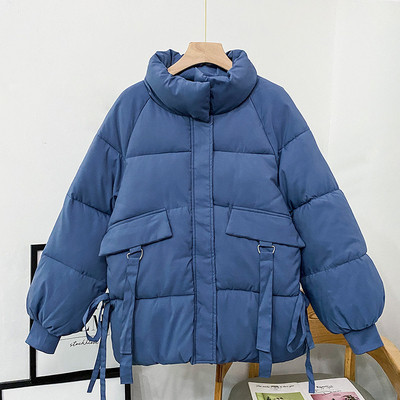 Rudens-ziemas jaka ar saitēm sievietēm