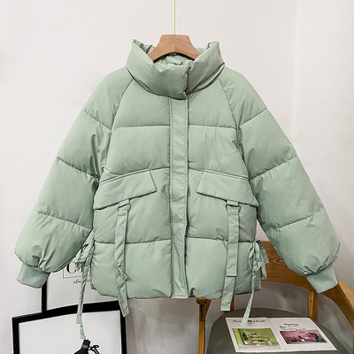 Rudens-ziemas jaka ar saitēm sievietēm