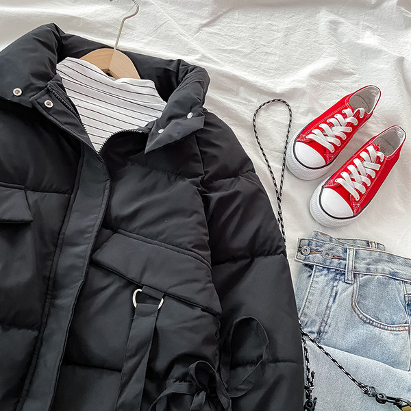 Őszi-téli kabát rövid széles modell