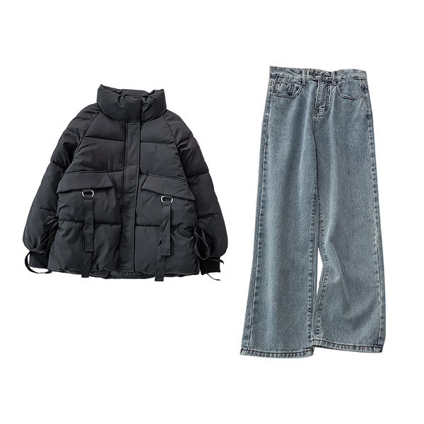 Őszi-téli kabát rövid széles modell