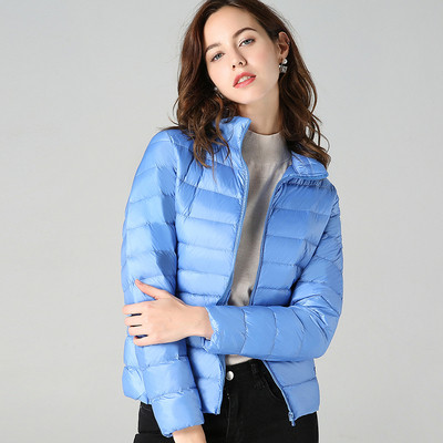 Γυναικείο casual μπουφάν με ψηλό γιακά και μεγέθη έως 7XL